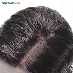 Prothèse capillaire pour homme HS15+ avec dentelle frontale, système de remplacement capillaire en cheveux indiens ultra-fins de 0,08 mm, vente en gros - Product Image 3
