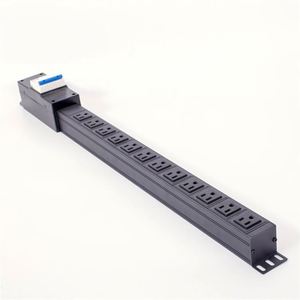 Soket PDU Saklar Udara 3P Rak Amerika 12 Jalur Pemutus Sirkuit Soket PDU 3 Fasa - Product Image 4