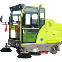 Autolaveuse électrique autoportée neuve avec batterie 48V, brosse latérale et balayeuse de sol 600W