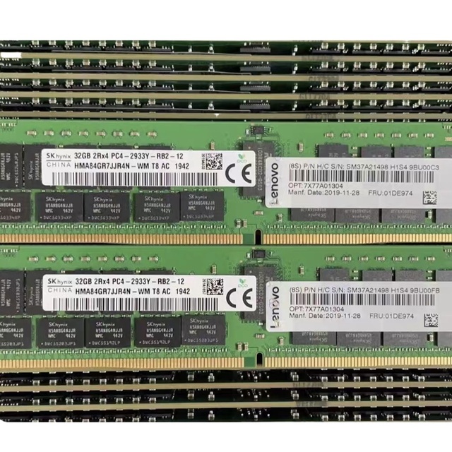 For Samsung Micron Sk 16G 32G Ddr4 Ecc Reg Pc4 - 2133P 2400T 2666V Server Memory