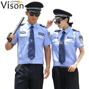 Security Guard Pants Blau Schwarz Sicherheits uniform Designs Herbst Sicherheits uniformen und Ausrüstungen Kurzarm Langarm