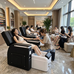 Fauteuil de soin des pieds professionnel pour salon de manucure, design spa pour traitement des cils, fauteuil de massage des pieds - Product Image 1