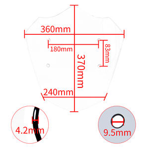 ชิลด์บังลมหน้ารถมอเตอร์ไซค์ XXUN สำหรับ Triumph <span class=keywords><strong>ROCKET</strong></span> <span class=keywords><strong>3</strong></span> <span class=keywords><strong>R</strong></span>/GT ปี 2020-2024 และ Storm <span class=keywords><strong>R</strong></span> ปี 2024 - Product Image 6