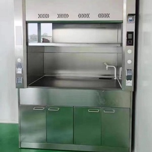 Meubles de laboratoire résistants aux produits chimiques, hotte à fumée canalisée en acier inoxydable 304 - Product Image 2