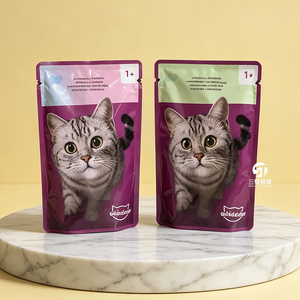 Digital Gravure Printed Food Grade <b>Pet</b> Treat Packaging Pouch Stand up Zipper Bag Window Custom Logo Service for Supermarket Use - Product Image 6