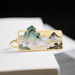Etiquetas de Página 3D Personalizadas con Esmalte en Relieve y Gancho Metálico para Accesorios de Anime - Product Image 4