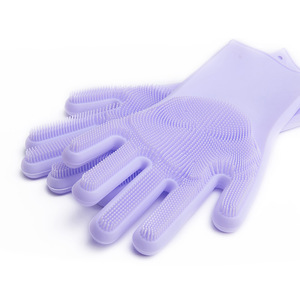 Gants de massage pour animaux de compagnie en silicone, 35x15cm, imperméables, anti-rayures, pour chiens et chats, Because Of Love - Product Image 3