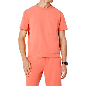 Divisa Ergonomica YUHONG per Medici, Design Multi-Tasca, Vestibilità Confortevole, Tessuto Intrecciato per Professionisti Medici Maschili - Product Image 1