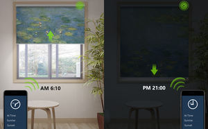 Batteria Persiana del motore tubolare del telecomando di Wifi per la <span class=keywords><strong>tenda</strong></span> motorizzata delle tende <span class=keywords><strong>a</strong></span> <span class=keywords><strong>rullo</strong></span> della <span class=keywords><strong>stampa</strong></span> motorizzata tonalità elettriche ignifughe della finestra - Product Image 4