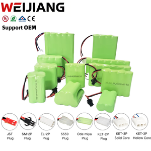 Anpassbare Wiederaufladbare NiMH-Akkupacks mit Hoher Kapazität 4,8V <span class=keywords><strong>6V</strong></span> 7,2V 9,<span class=keywords><strong>6V</strong></span> 24V für Verschiedene Anwendungen bei Spielzeug - Product Image 1