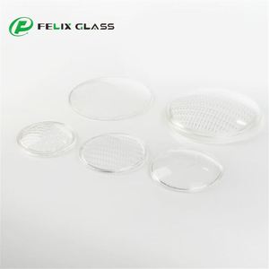 ฝาครอบเลนส์ไฟหน้ารถยนต์ FELIXGLASS FE-DDBL-00043 ผลิตจากแก้วโบโรซิลิเกตแบบขึ้นรูป  ใส ทนความร้อน สำหรับไฟ LED AGV 2700K แสงสีขาวนวล - Product Image 1