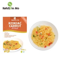Certified Healthy Diet Meal Halal Instant Low Calorie Konjac Carrot Flavor Noodles in Bag