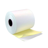 Rouleaux de papier thermique autocopiant 2 plis blanc/jaune pour imprimante de caisse enregistreuse POS