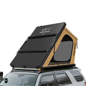 San Hima Nhanh Chóng Thiết lập Không Thấm Nước 4WD Cứng Shell Roof Top Lều 4x4 Cắm Trại Hardshell Trên Mái Nhà Lều Trong Xây Dựng LED Thanh Ánh Sáng - Product Image 1