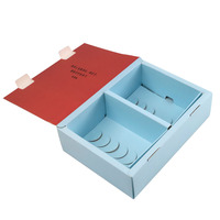 Boîte d'emballage alimentaire en carton blanc personnalisée en gros avec séparateur intérieur