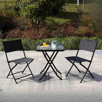 Chaise de jardin pliante portable pas chère en gros, en tissu maillé polyester avec cadre en aluminium