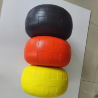 13x7 pouces Mind and Action Beach Remplacement Balloon Wheels Pneus PU Foam Wheel pour Heavy Duty Kayak Cart