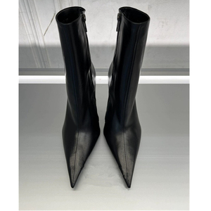 Bottines mi-mollet à talon fin pour femmes, sexy, 2024 - Product Image 4