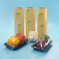 Film alimentaire en PVC de qualité alimentaire, haute transparence, anti-humidité, anti-buée, extensible pour l'emballage de chocolat, de collations et d'aliments