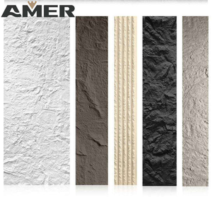 <span class=keywords><strong>AMER</strong></span> OEM Factory Wholesale Customized PU Artificial Stone Concrete Effect Panels Wall Cladding Panels Supplier - Product Image 2