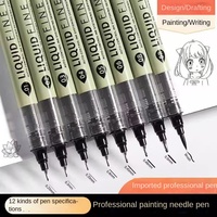 Rotulador de Punta Fina DS-701, Plástico, Resistente al Agua, para Dibujo Artístico, Pintura Especial, Punta Suave BR, Ultrafino, para Estudiantes