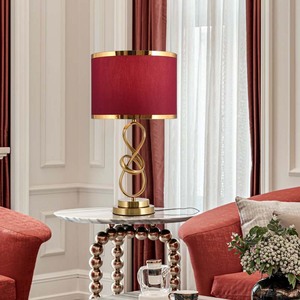 New Modern Green Hand-painted Brass Touch Control Eco-Friendly <b>Warm</b> White Led Decorative Desk Table <b>Lamp</b> - Product Image 5