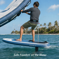 Laisse de taille à dégagement rapide pour SUP Surf, corde enroulée de 10 pieds pour accessoires de Wing Foil et Hydrofoil