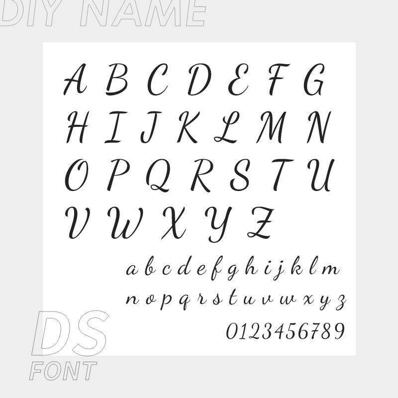 แบบอักษร DS