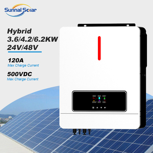 Conception économique, <span class=keywords><strong>onduleur</strong></span> solaire hybride 4,5 kW, 5 kW, 5 kV, 6 kW à bas <span class=keywords><strong>prix</strong></span>, compatible WIFI - Product Image 1