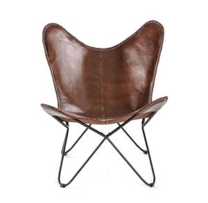 Chaise de salon, chaise papillon, chaise de jardin, design moderne industriel élégant en fer antique, beau design - Product Image 2