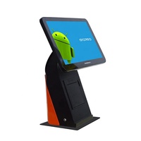 Système de point de vente tactile Android série AO5 avec reconnaissance d'objets par IA, paiement facial et auto-service, format colonne compacte pour le commerce de détail et la restauration