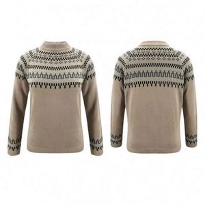 Pull-over en tricot à col roulé pour femme, manches longues, tendance et personnalisé - Product Image 4