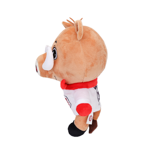 Peluche personnalisée mascotte <span class=keywords><strong>sanglier</strong></span> OEM ODM, personnage d'anime sur mesure, rembourrage en coton PP ultra doux - Product Image 2