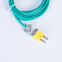 Water Resistant Thermocouple for Flat Plate Surface Temperature Detection Mesh Type Probe Fast Response Handheld Thermocouple