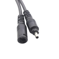 Connecteur d'alimentation CC étanche, câble à 2 broches, raccordement circulaire à vis, prise mâle-femelle en ligne, étanchéité IP67 pour LED extérieures