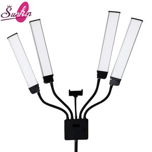 80W réglage universel internet célèbre beauté <span class=keywords><strong>photographie</strong></span> lumière d'appoint lampe de <span class=keywords><strong>photographie</strong></span> à quatre bras - Product Image 1