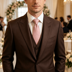 Corbata de Hombre de 7CM, Poliéster, Tejido Jacquard, Estampado Floral Personalizado, Transpirable, Duradera, para Uso Formal o Casual, Regalo de Boda - Product Image 2