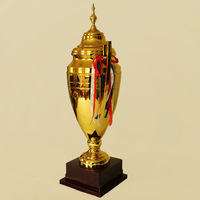 Design de trophée personnalisé 69cm 60cm 56cm Big Metal International Awards Large Cup Soccer Awards