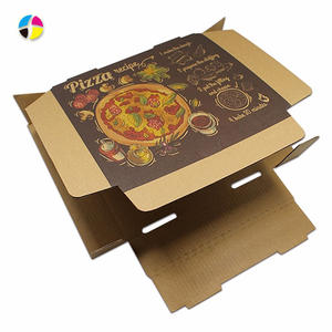 Venta al por mayor de cajas para pizza con logotipo personalizado, cajas de papel para pizza al por mayor, cajas de papel para alimentos, caja de papel para embalaje personalizada - Product Image 5