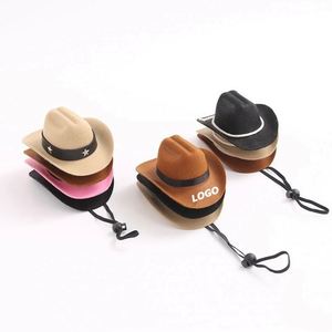 Lindo Sombrero de Mezclilla para Mascotas para Disfraces Navideños, Regalo Promocional Transfronterizo, Accesorios para Mascotas - Product Image 1