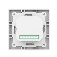 Termostato WIFI con marco de placa de pared con protección de sensor externo