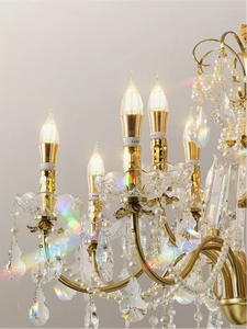 Lustre en cristal de style français, luxe léger - Product Image 3