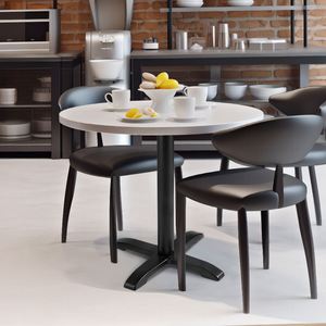 WEKIS - Patas de Mesa Modernas de Hierro Fundido para Muebles de Hogar, Base Cruzada para Restaurantes y Cafeterías - Product Image 2