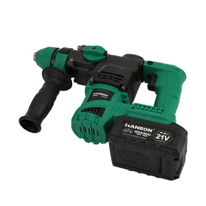 Martillo Perforador HANBON de 21V, Inalámbrico, Portátil, para Demolición, Rotatorio, con Batería de Litio 140423 Recargable - Product Image 2