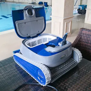 प्लस तैराकी के लिए ताररहित सफाई रोबोट वैक्यूम रोबोट क्लीनर स्वचालित गोलियाँ सक्शन सौर रिचार्जेबल पूल