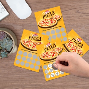 Tarjetas de Rascar con Impresión Digital, Diseño Nuevo 2025, Tarjetas de Premio Personalizadas, Tarjetas de Lotería - Product Image 1