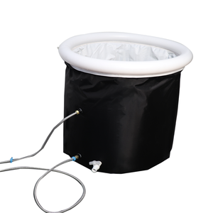 Baignoire gonflable pliable avec entrée et <span class=keywords><strong>sortie</strong></span> pour refroidisseur d'eau et baril <span class=keywords><strong>de</strong></span> <span class=keywords><strong>bain</strong></span> froid isolé pour la vente - Product Image 1