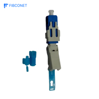 Peralatan Serat Optik FTTH SC UPC APC Perakitan Lapangan Mini Quick PEI Drawer Konektor Cepat Serat Optik