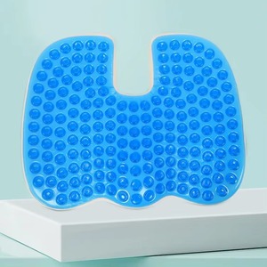 Coussin de siège en gel rafraîchissant Z, ergonomique en forme de U, pour soulager le coccyx, respirant, pour chaise de bureau et voiture - Product Image 4