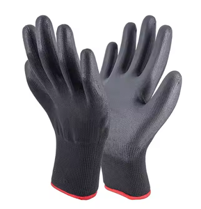 Găng tay làm việc an toàn Găng tay dệt kim nylon Găng tay làm việc phủ PU trên cùng để làm sạch thiết bị điện tử - Product Image 2